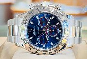 Rolex Cosmograph Daytona White Gold Blue Dial Oyster Bracelet Bezel 40mm - 2