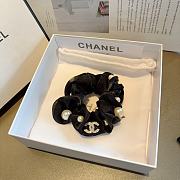 Chanel Black With Pearl Srcunchies - 5