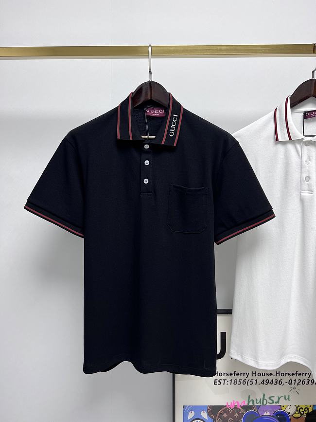 Gucci Cotton piquet polo shirt - 1