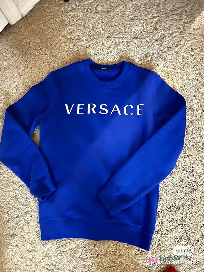 Versace Blue Hoodie - 1