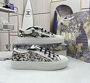 Dior Embroidery Low Top Sneakers - 1