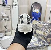 Dior Embroidery Low Top Sneakers - 5