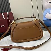 Gucci Medium Blondie Brown Leather Bag - 27x17x7cm - 6