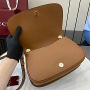 Gucci Medium Blondie Brown Leather Bag - 27x17x7cm - 3