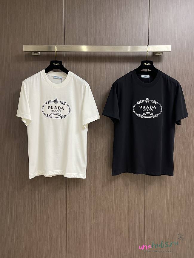 Prada Black/White T-Shirt - 1