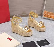 Valentino Garavani VIogo Signature Metallic Grainy Leather - 6