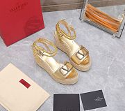 Valentino Garavani VIogo Signature Metallic Grainy Leather - 2