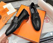 Hermes Black Loafer  - 5