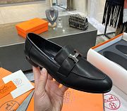Hermes Black Loafer  - 2