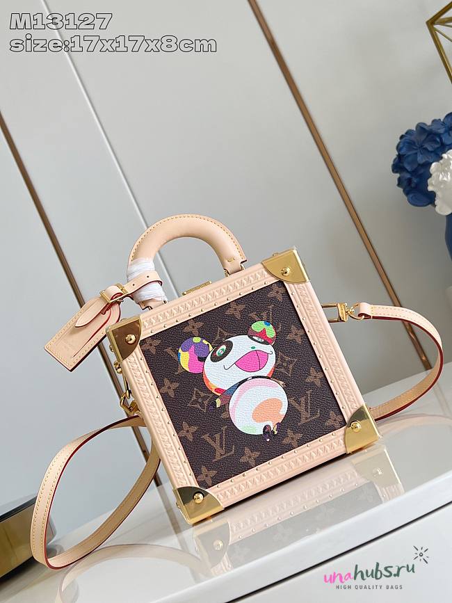 Louis Vuitton x Murakami Mini Square Trunk 17 x 17 x 8 cm - 1