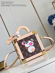 Louis Vuitton x Murakami Mini Square Trunk 17 x 17 x 8 cm - 1