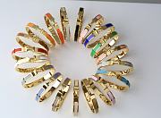 Hermes Clic Clac H Bracelet Gold Multicolor - 1