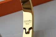 Hermes Clic Clac H Bracelet Gold Multicolor - 5