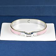 	 Hermes Clic Clac H Bracelet Silver Multicolor - 6
