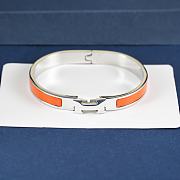 	 Hermes Clic Clac H Bracelet Silver Multicolor - 4