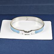 	 Hermes Clic Clac H Bracelet Silver Multicolor - 3