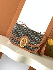 Goyard Goyardine Coated Canvas and Leather 17*8*25cm - 1