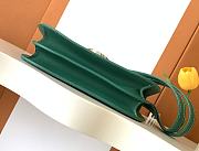 	 Goyard Goyardine Coated Canvas and Green Leather 17*8*25cm - 5