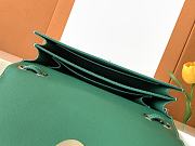 	 Goyard Goyardine Coated Canvas and Green Leather 17*8*25cm - 3
