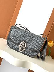 	 Goyard Goyardine Coated Canvas and Grey Leather 17*8*25cm - 1