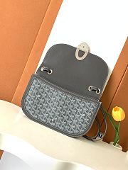 	 Goyard Goyardine Coated Canvas and Grey Leather 17*8*25cm - 5