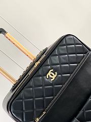 Chanel Black Lambskin Luggage - 50x40x20cm - 2