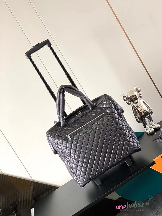 CHANEL Cocoon Diamond Quilted Trolley   43x40x22cm - 1