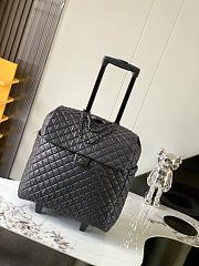 CHANEL Flap Black Quilted Trolley  40x45x23cm - 4