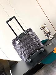 CHANEL Flap Black Quilted Trolley  40x45x23cm - 3