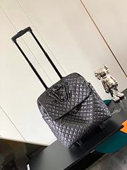 CHANEL Flap Black Quilted Trolley  40x45x23cm - 2