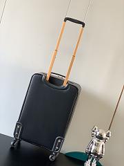 Chanel Classic Women's Black Leather Suitcase 52x39x22cm - 4