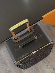 Chanel Classic Women's Black Leather Suitcase 52x39x22cm - 3