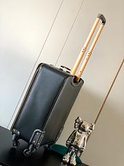 Chanel Classic Women's Black Leather Suitcase 52x39x22cm - 2