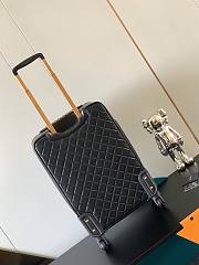 Chanel Black Flap Leather Luggage 37x51x22cm - 3