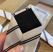 Burberry Men's Blue Striped Tie - 6