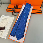 Hermès Marine Azur H Shadow Tie - 5
