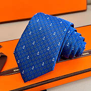 Hermès Marine Azur H Shadow Tie - 4
