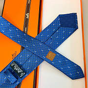 Hermès Marine Azur H Shadow Tie - 2