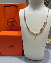 Hermes Sterling Silver Farandole Chain Necklace - 3