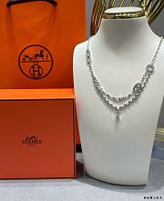 Hermes Sterling Silver Farandole Chain Necklace - 2