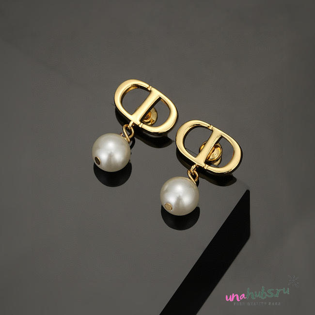 DIOR Petit CD Earrings Gold - 1
