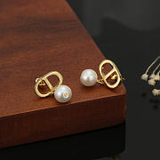 DIOR Petit CD Earrings Gold - 2