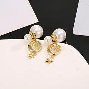 Dior Pearl And Star Earrings - 5