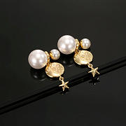 Dior Pearl And Star Earrings - 2