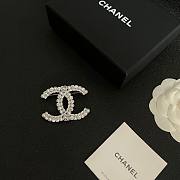 Chanel Crystal and Pearl Brooch - 6