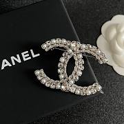 Chanel Crystal and Pearl Brooch - 4