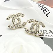 Chanel CC Crystal Earrings - 2