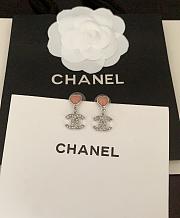 Chanel Silver Heart Earrings - 4