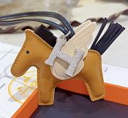 Hermes Rodeo Bag Charm Brown  - 3