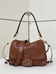 Fendi Mamma Baguette Medium Brown - 26.5x18x8.5cm - 1